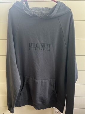 Taylor Swift Charcoal The Eras Tour Pullover Hoodie 2023